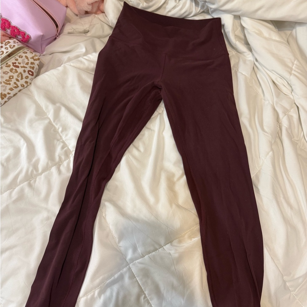 Lululemon Athletica Maroon/plum Leggings
